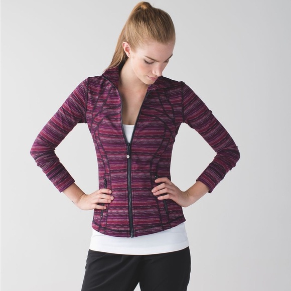 lululemon athletica Sweaters - Lululemon Define Jacket Space Dye Twist Regal Plum women’s small zip up
